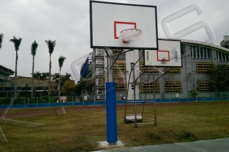 球場跑道,運動設施,高景,籃球架,單柱式籃球架